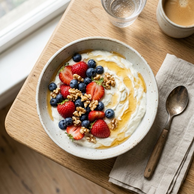 Desayuno con yogur